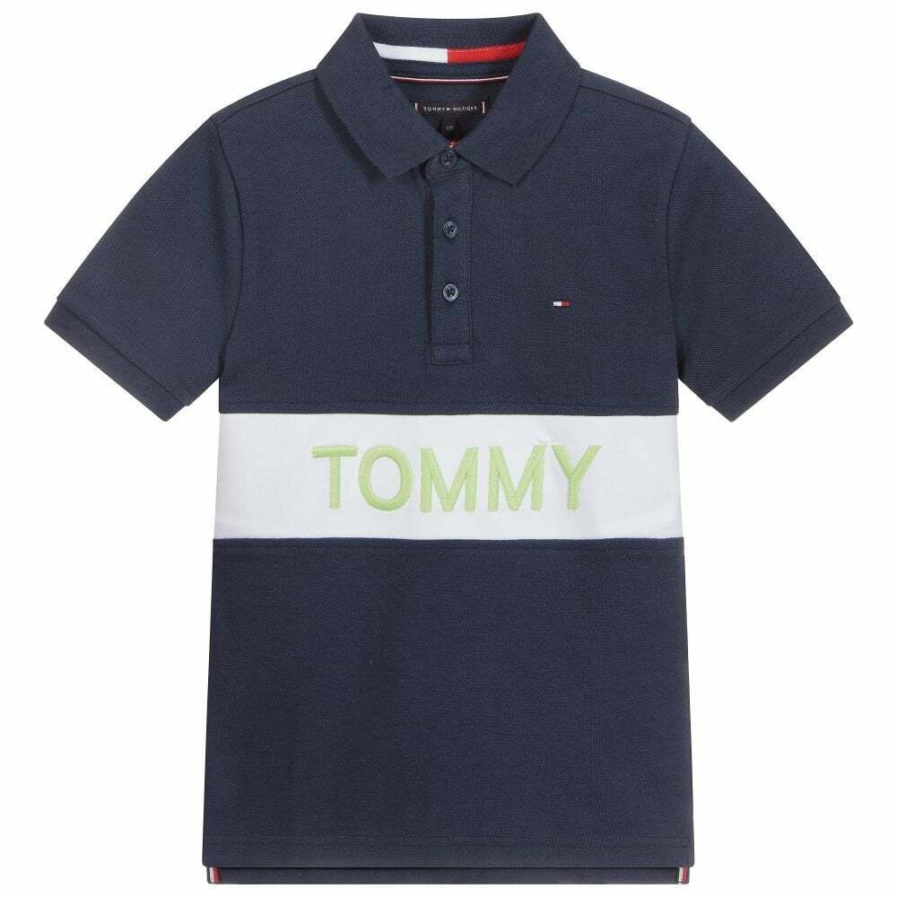 Tommy Hilfiger Kids Boys Polo In Navy main image 1
