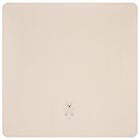 Beige Teddy Bear Logo Baby Blanket, 1, hi-res