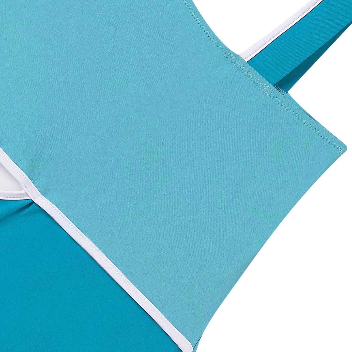 طقم سباحة بنات  باللون الأزرق, 1, hi-res