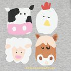 توب أولاد بأكمام بطبعة حيوانات باللون الرمادي, 1, hi-res