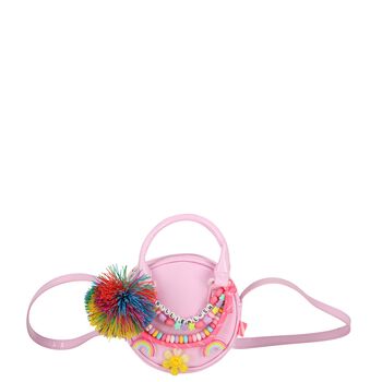Girls Pink Round Handbag