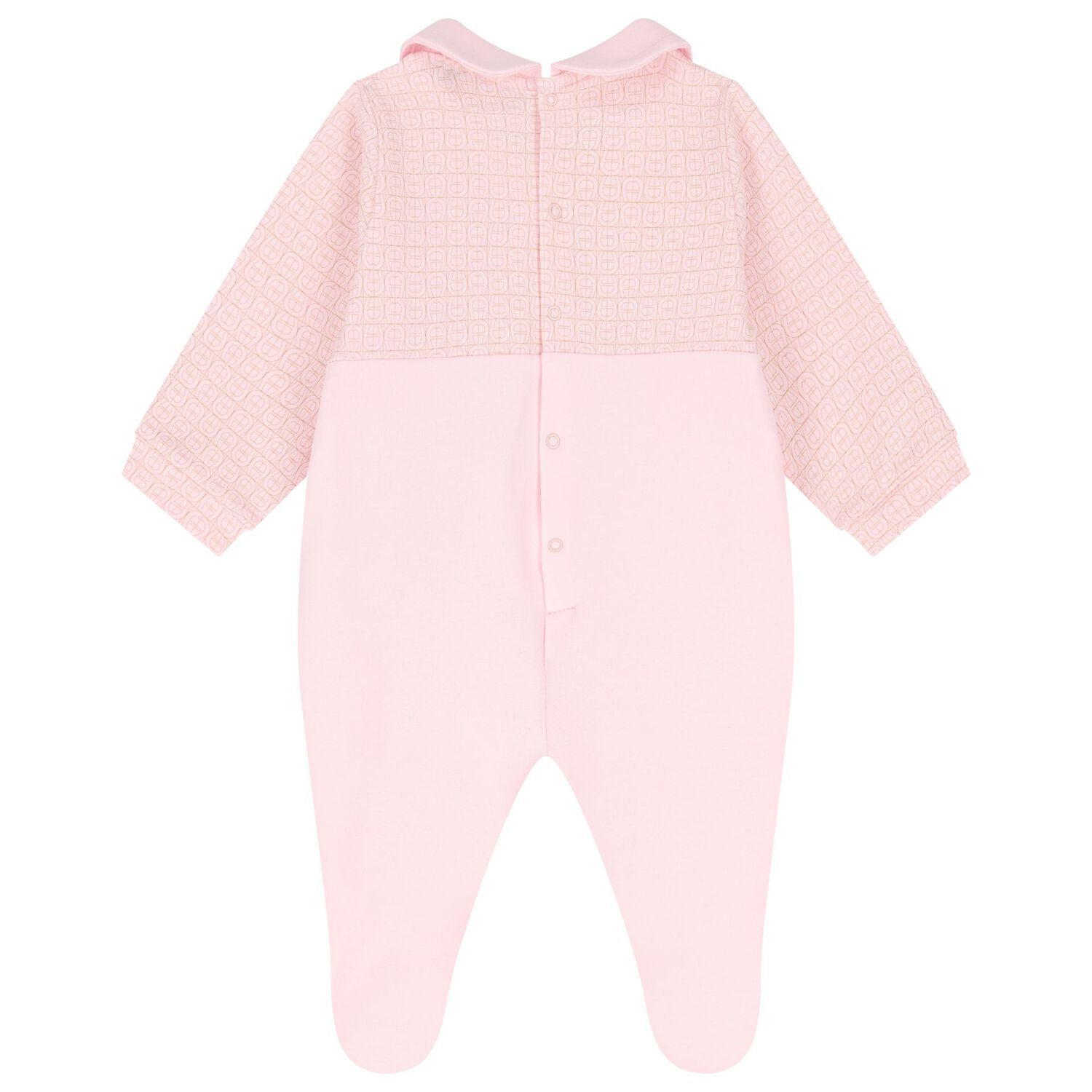 Baby Girls Pink & Gold Logo Babygrow, 3, hi-res image number null