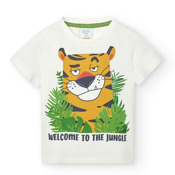 Boys Ivory Tiger T-Shirt