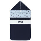 Navy Blue Logo Baby Nest, 1, hi-res