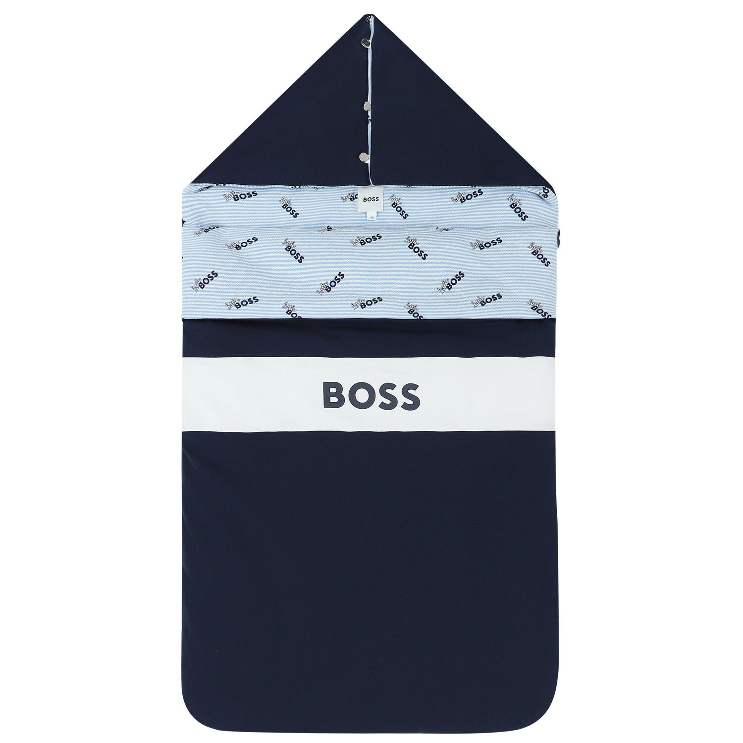 Navy Blue Logo Baby Nest, 1, hi-res