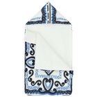 Baby Boys White & Blue Marina Print Nest, 1, hi-res