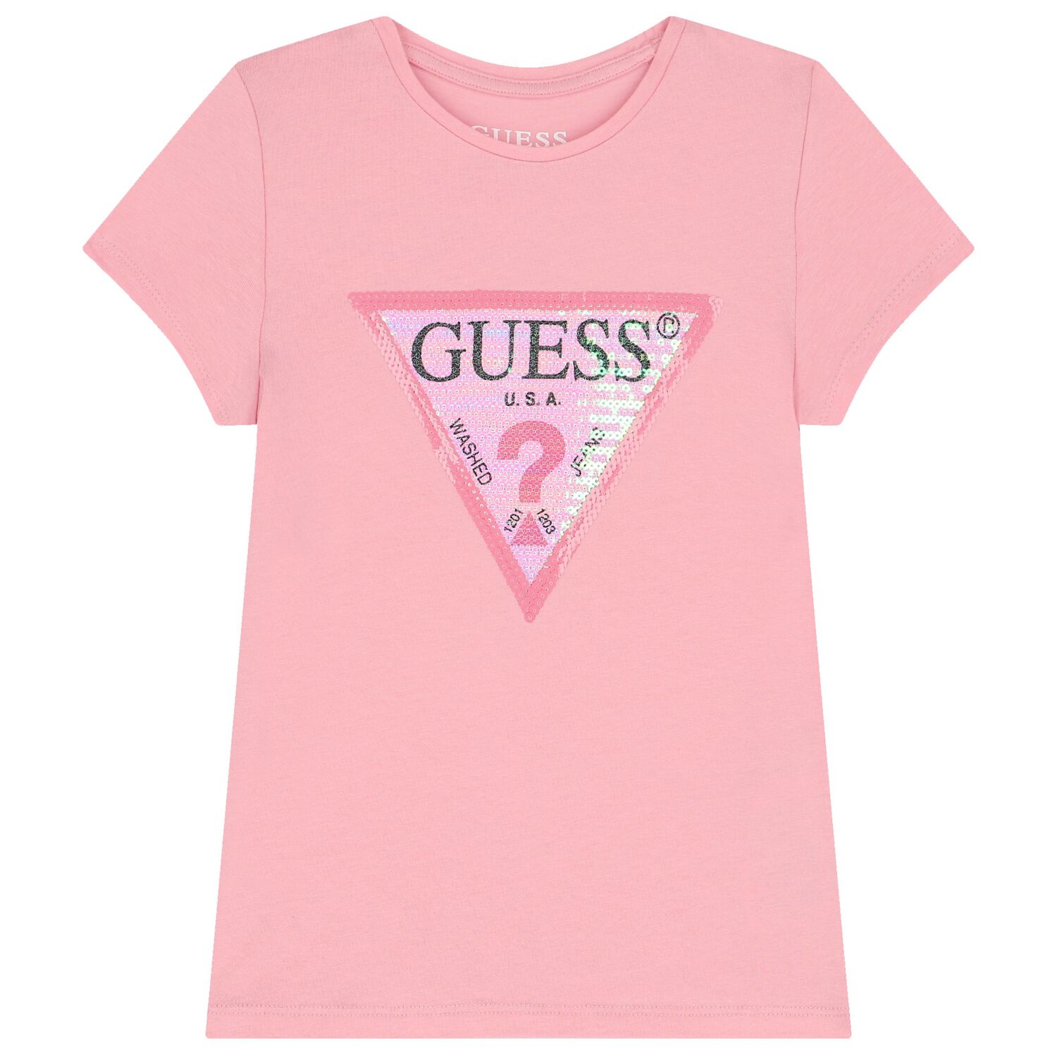 Girls Pink Logo T-Shirt, 1, hi-res image number null