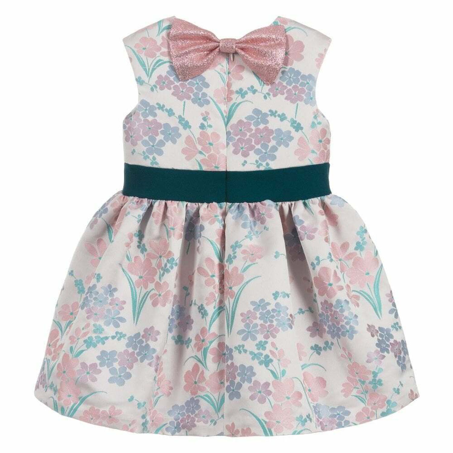 Girls Pink Floral Dress, 1, hi-res image number null
