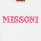 تيشيرت بنات بالشعار باللون الأبيض, 1, hi-res