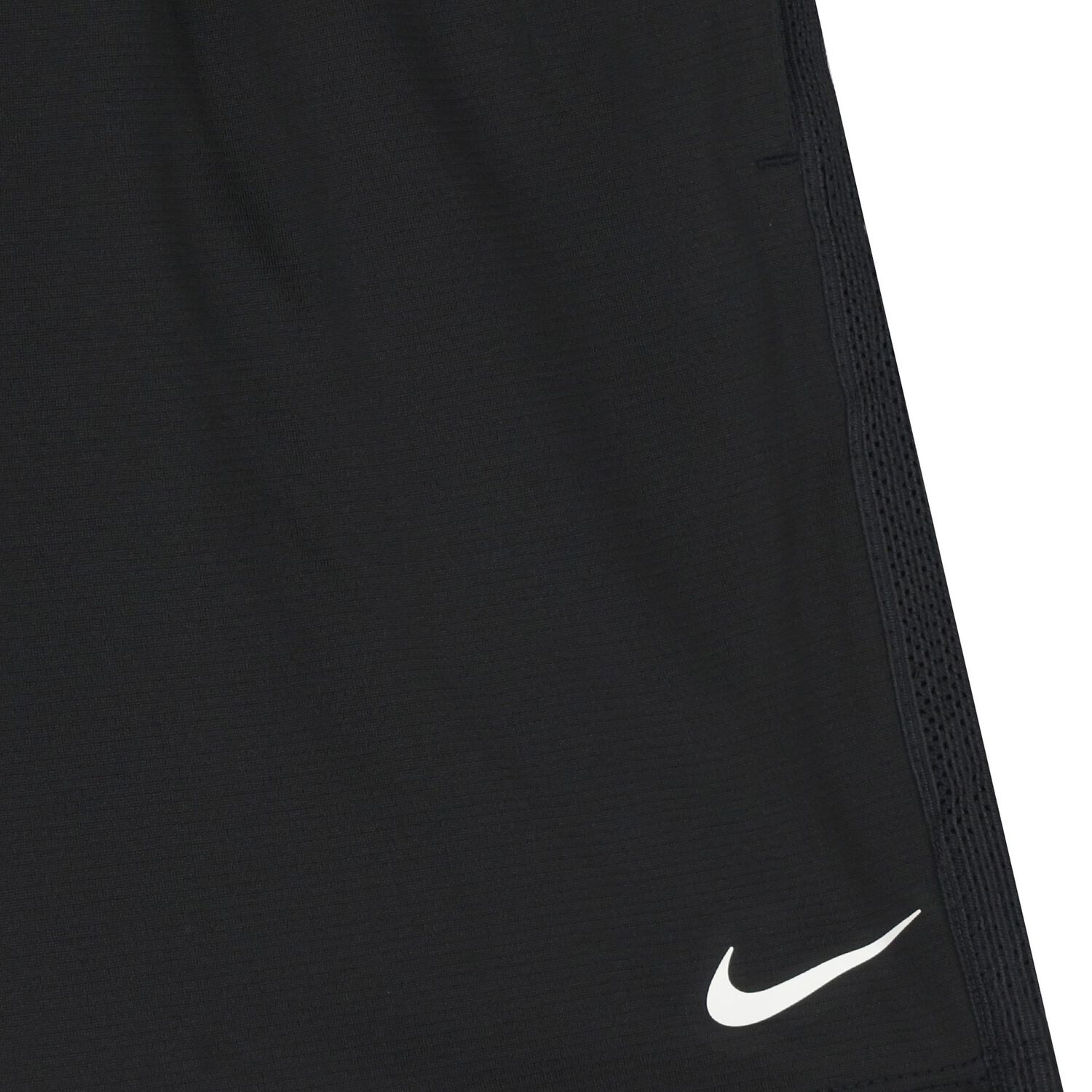 Boys Black Logo Shorts, 1, hi-res