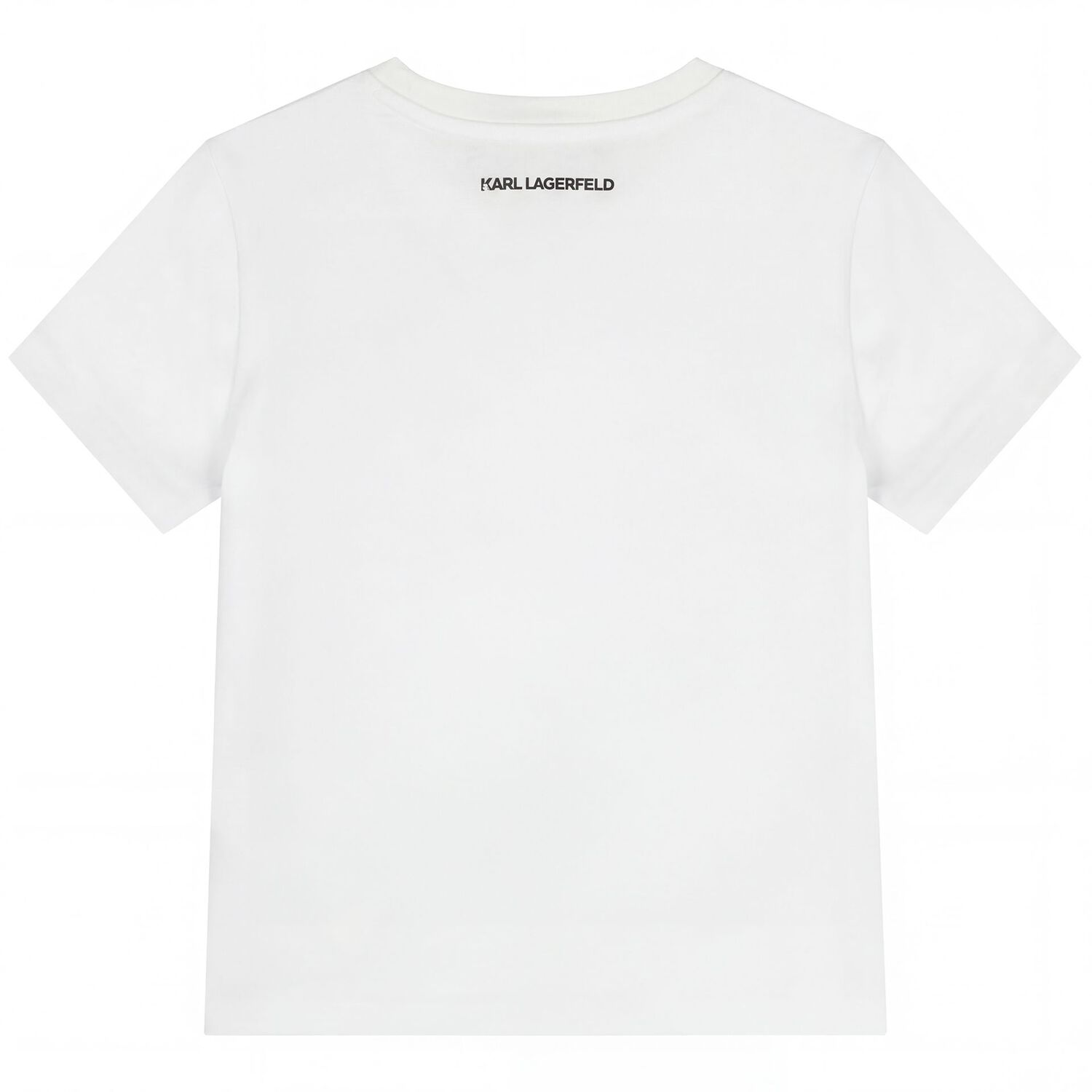 تيشيرت باللون الأبيض للبنات من إيكونيك كارل وشوبيت, 1, hi-res