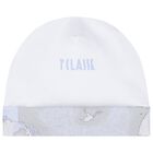 طقم هدية مدس للأولاد بطبعة الخريطة باللون الأبيض و الأزرق, 2, hi-res