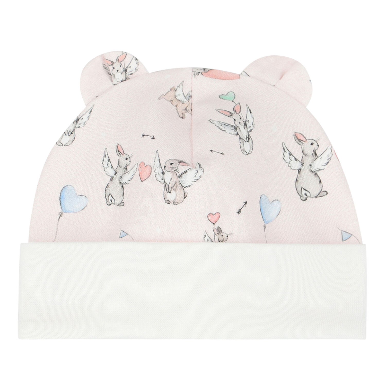Baby Girls Pink Bunny Babygrow Set, 1, hi-res