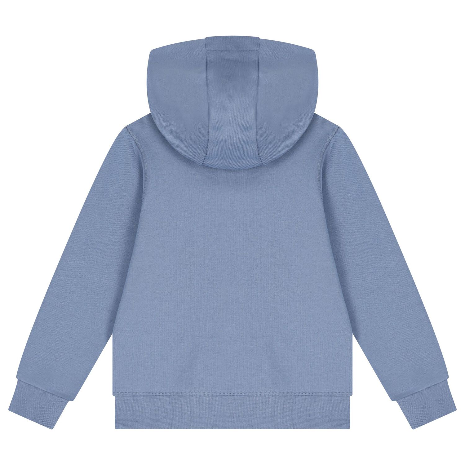 Boys Blue Logo Hooded Zip Up Top, 1, hi-res image number null