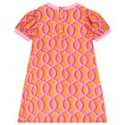 Younger Girls Orange Logo Dress, 1, hi-res