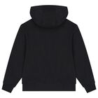 طقم رياضى بالشعار باللون الاسود , 1, hi-res