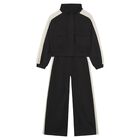 Girls Black & Ivory Tracksuit, 2, hi-res