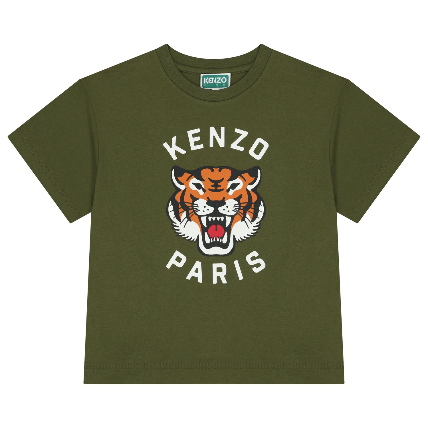 Green Tiger Logo T-Shirt, 2, hi-res