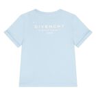 Younger Boys Blue Logo T-Shirt, 1, hi-res