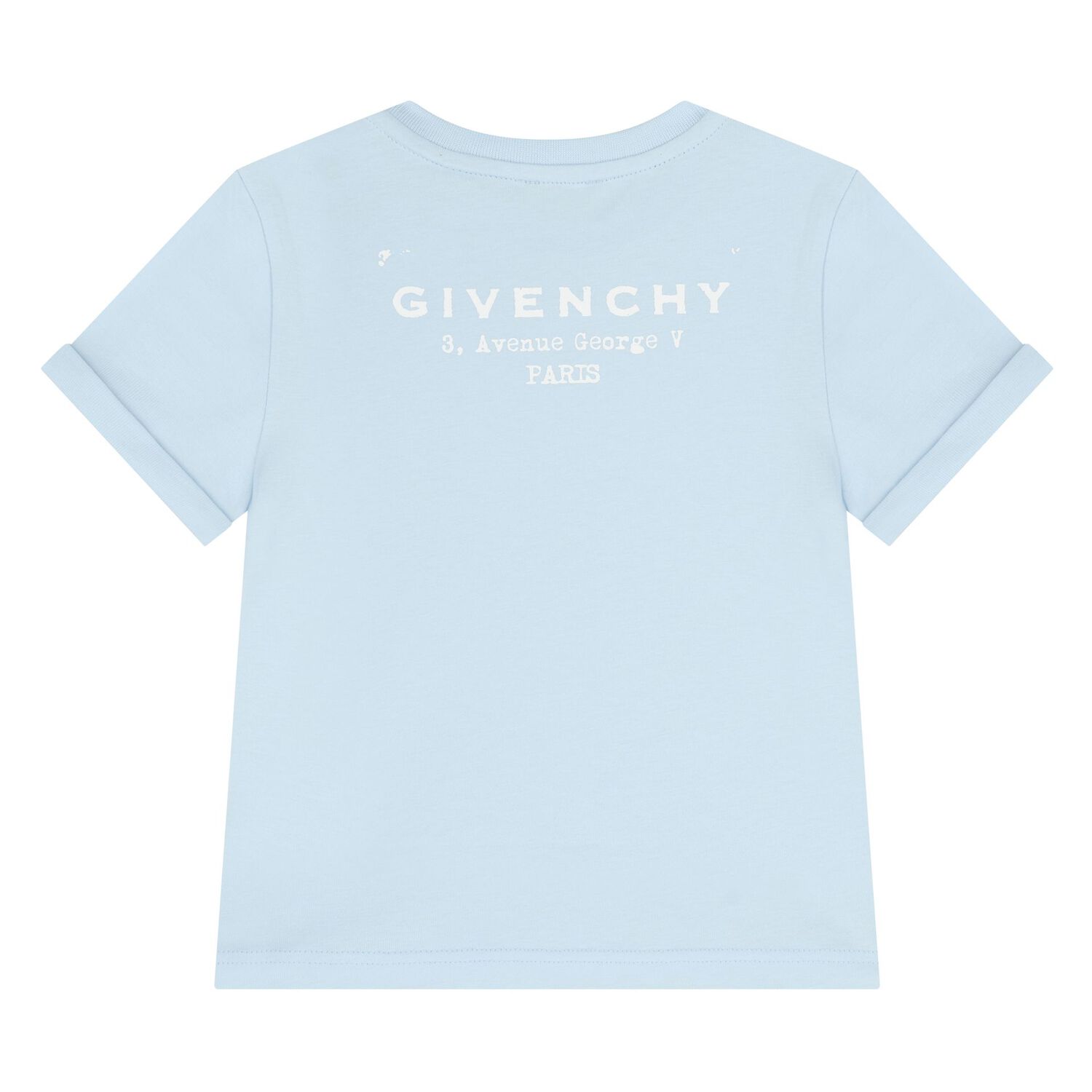 Younger Boys Blue Logo T-Shirt, 1, hi-res