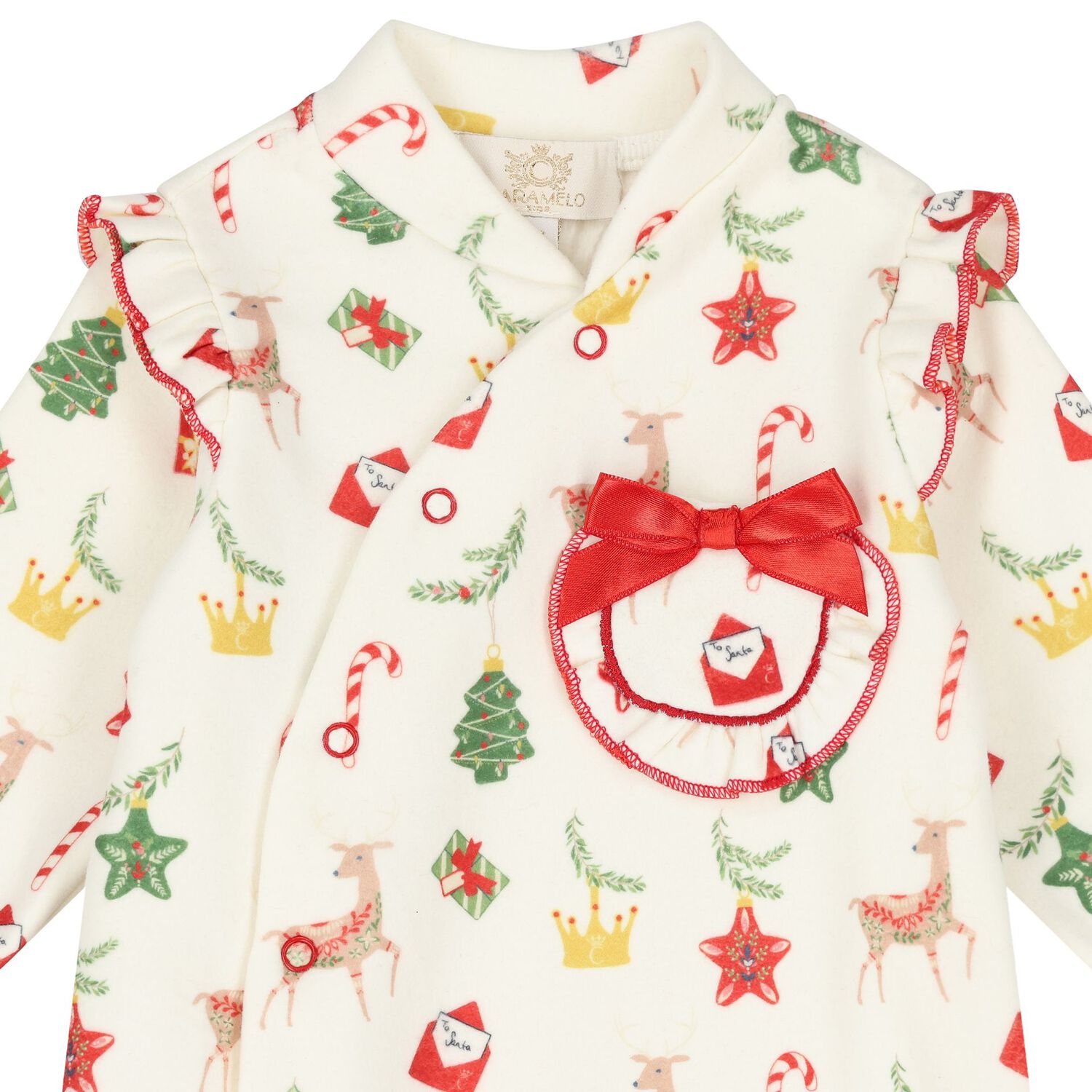 Baby Girls Ivory Babygrow Set, 1, hi-res