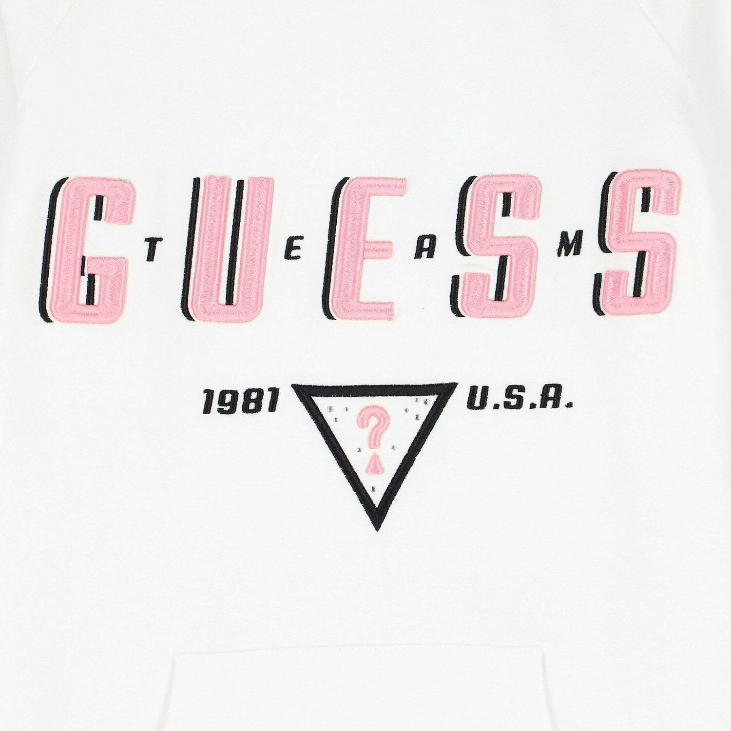 Girls White Logo Sweatshirt Dress, 1, hi-res
