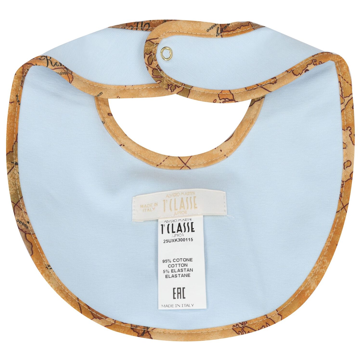 طقم هدايا ملابس أطفال للأولاد بطبعة خريطة جغرافية باللونين الأزرق والبيج, 1, hi-res