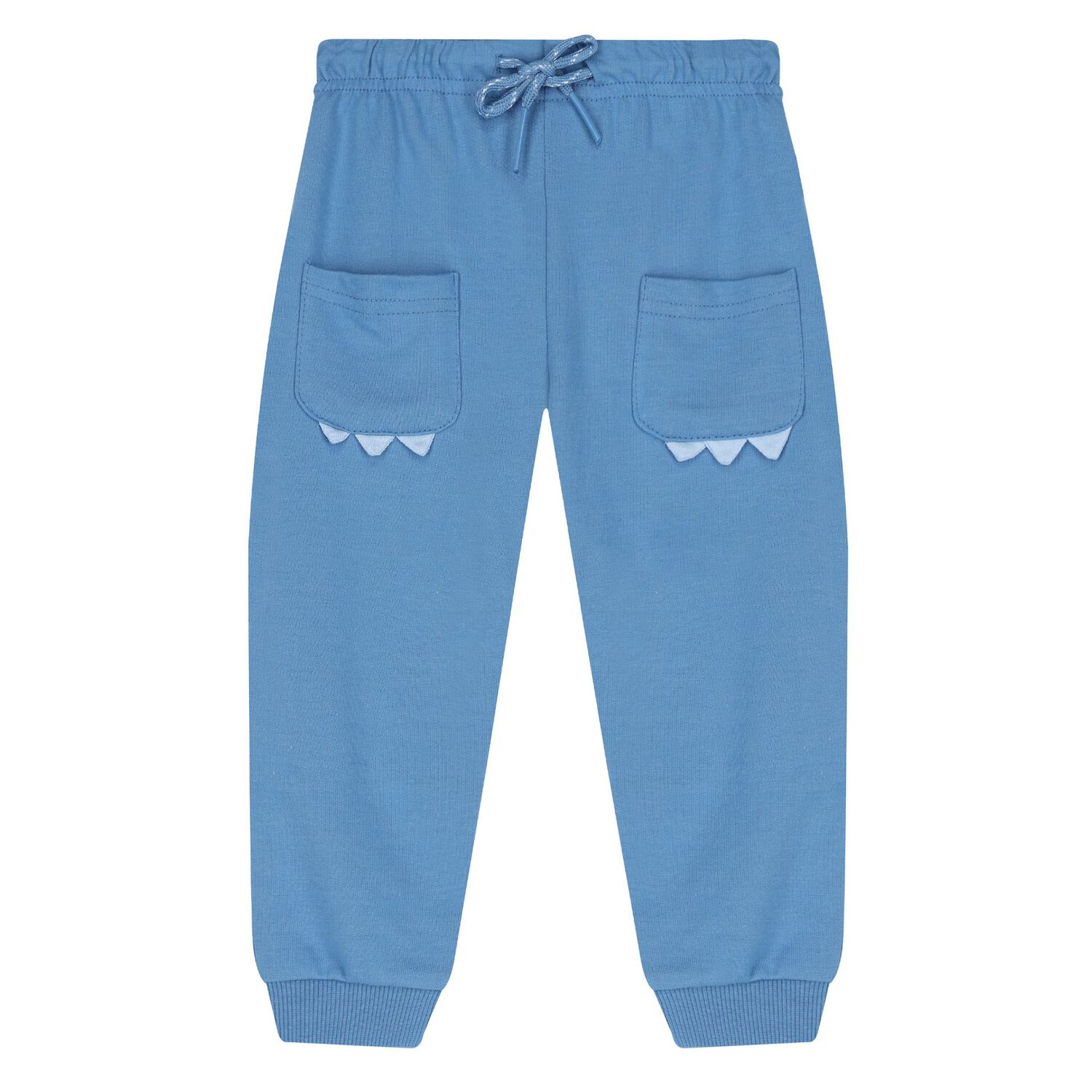 Younger Boys Blue & White Puppy Tracksuit Set, 2, hi-res