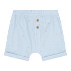 Baby Boys White & Blue Shorts Set ( 2-Pack ), 1, hi-res
