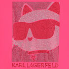 Girls Pink Choupette Logo Sweatshirt, 1, hi-res