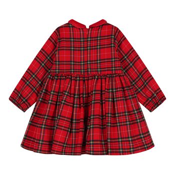 Baby Girls Red Tartan Dress
