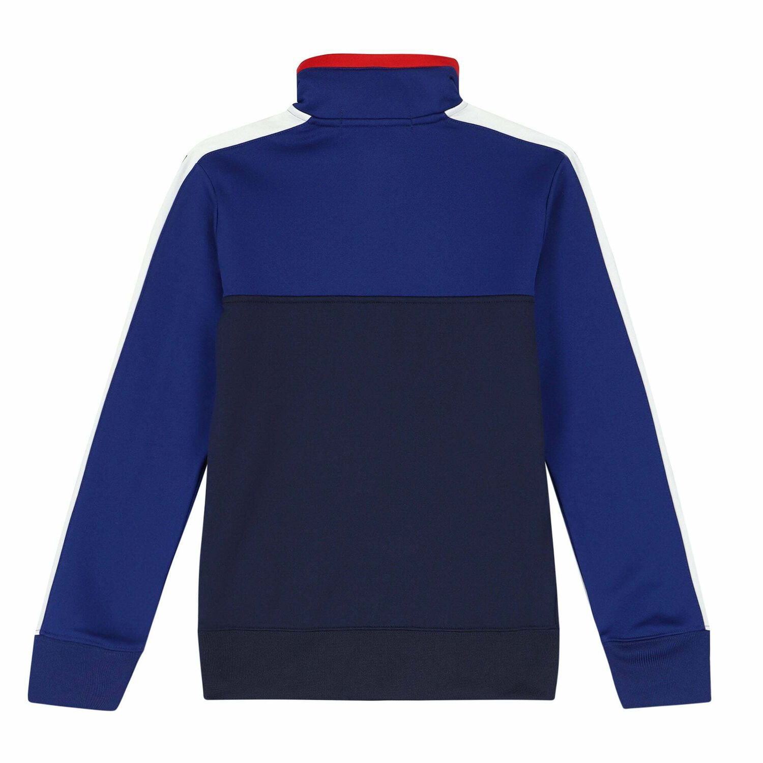 Older Boys Blue Logo Zip Up Top, 1, hi-res image number null