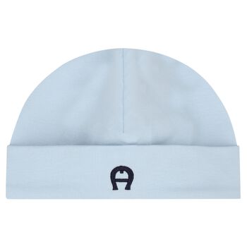 Baby Boys Blue Logo Hat