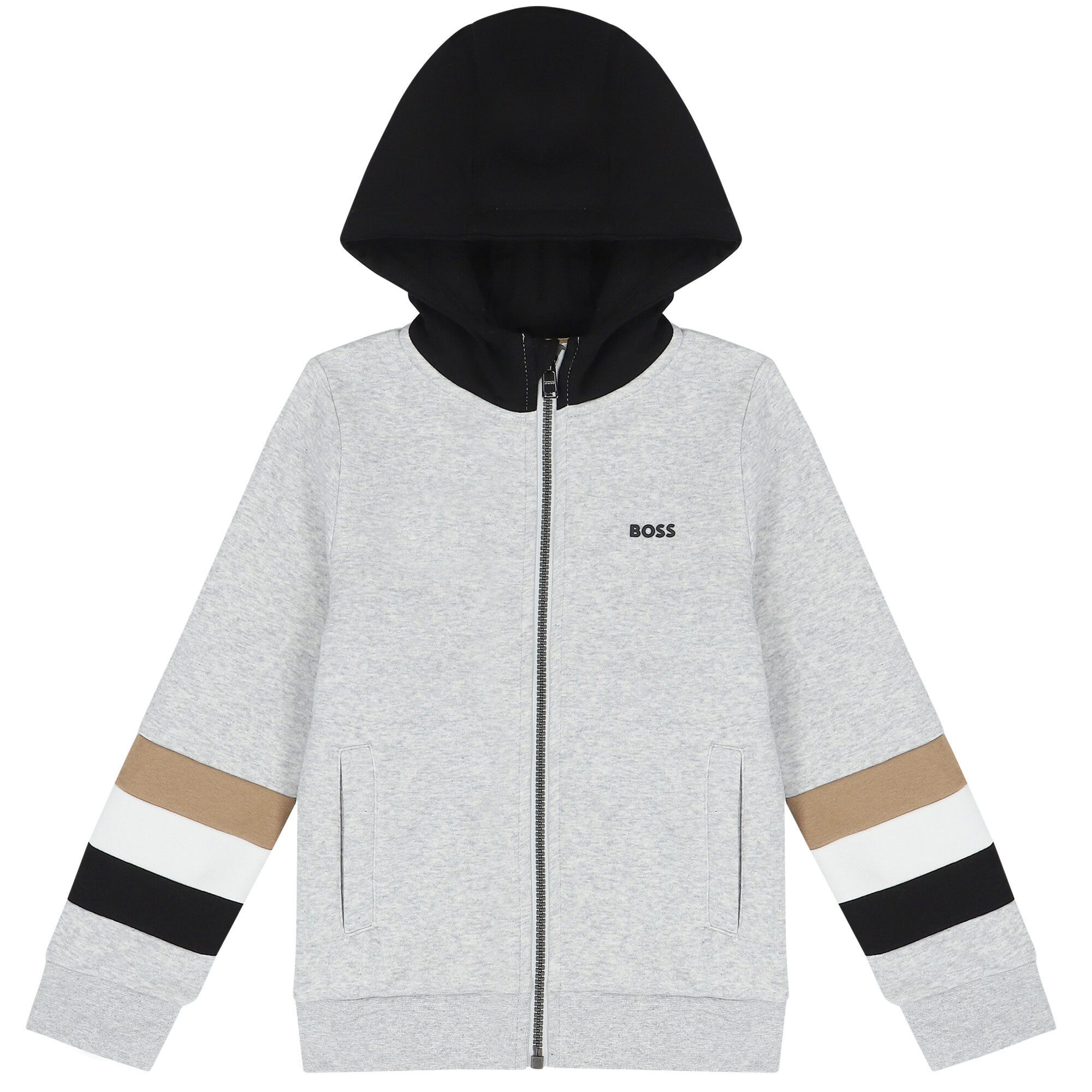 Grey hugo boss shop hoodie