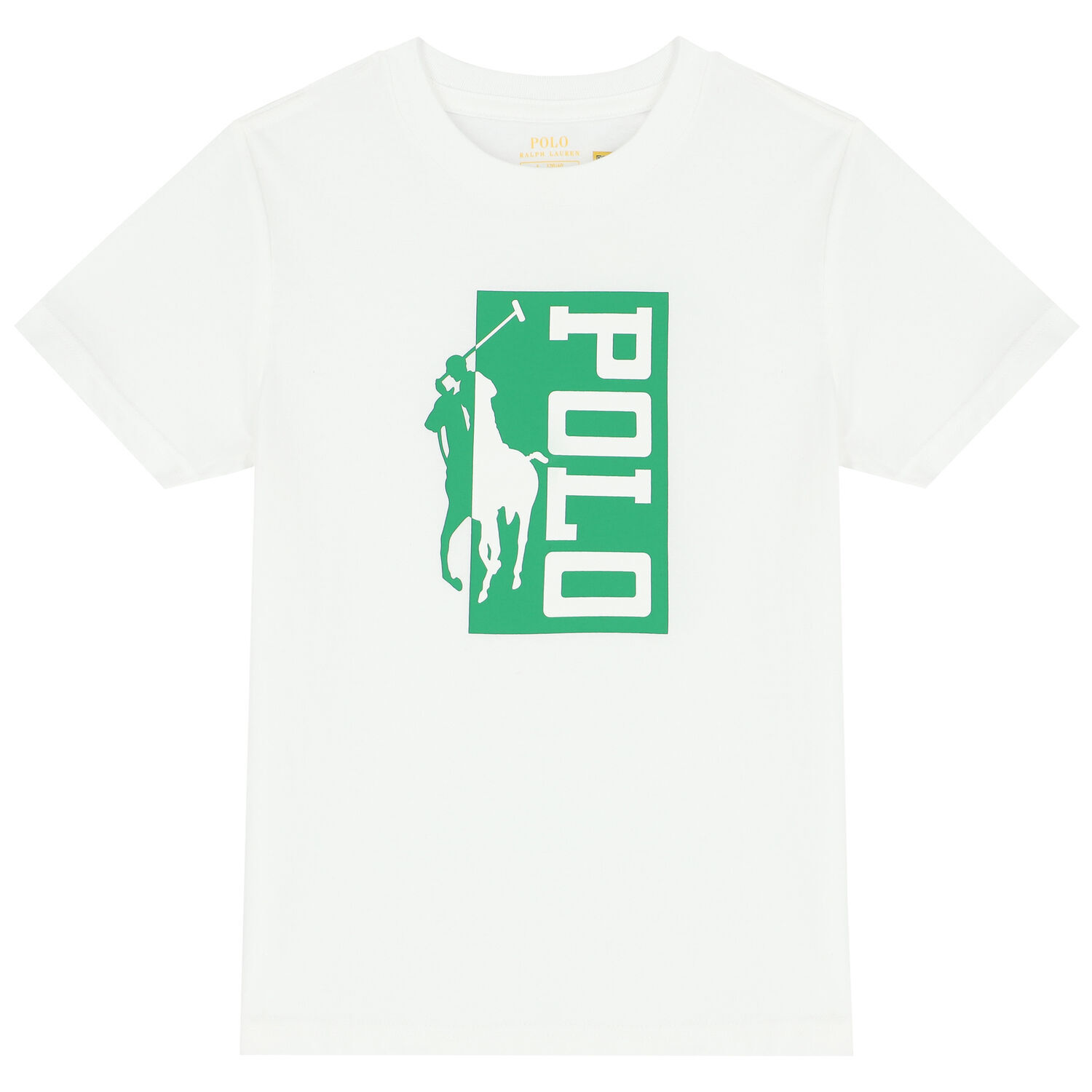 Boys White Logo T-Shirt, 2, hi-res image number null