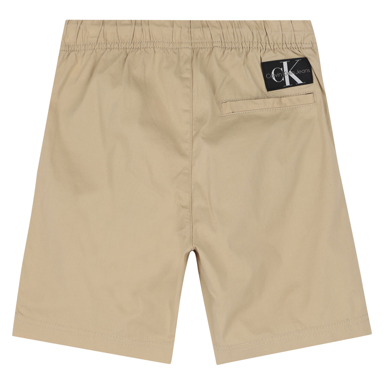 Boys Beige Logo Shorts, 1, hi-res