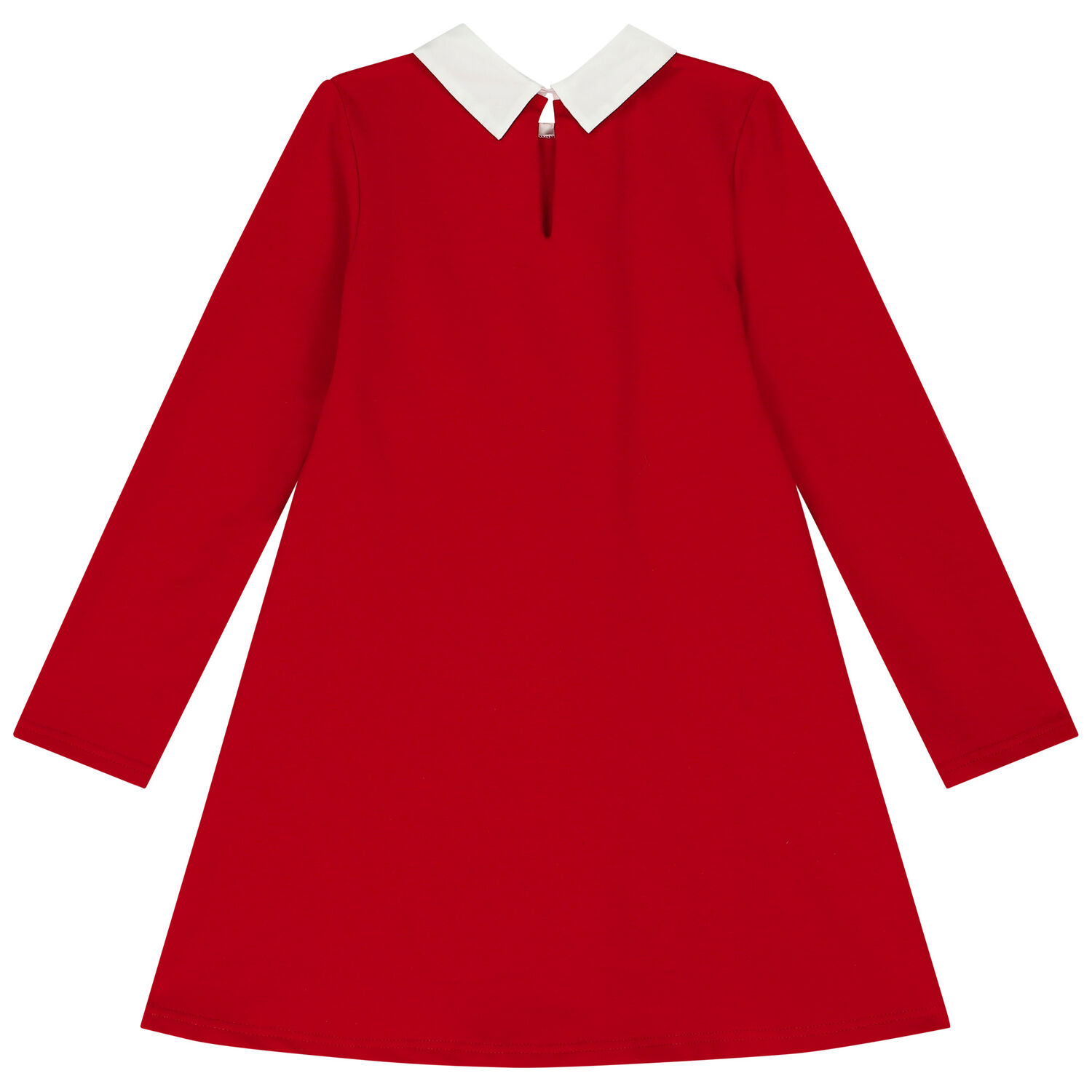 فستان بنات بشعار تيدي باللون الأحمر, 1, hi-res