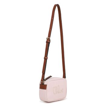 Girls Pink Logo Shoulder Bag