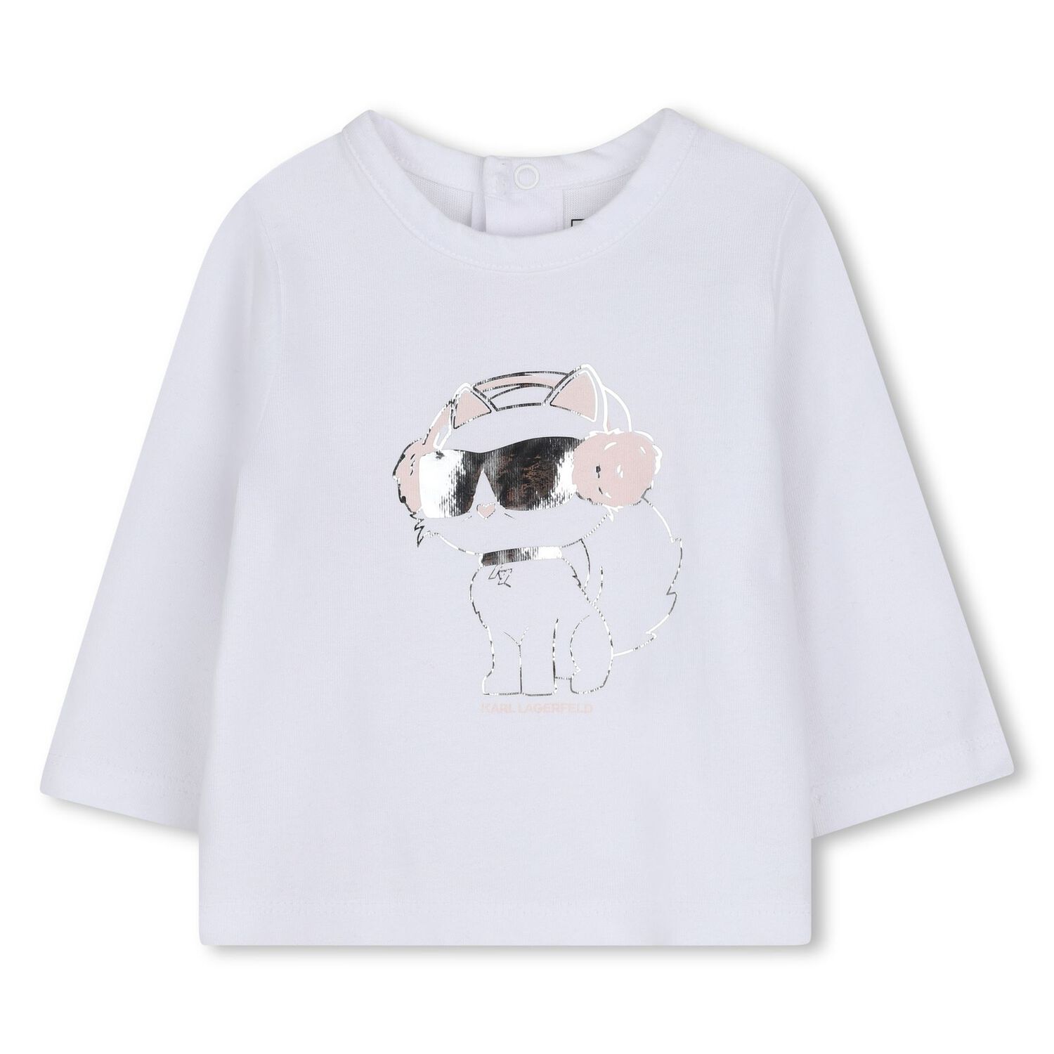 Younger Girls Pink Choupette Tracksuit Set, 1, hi-res