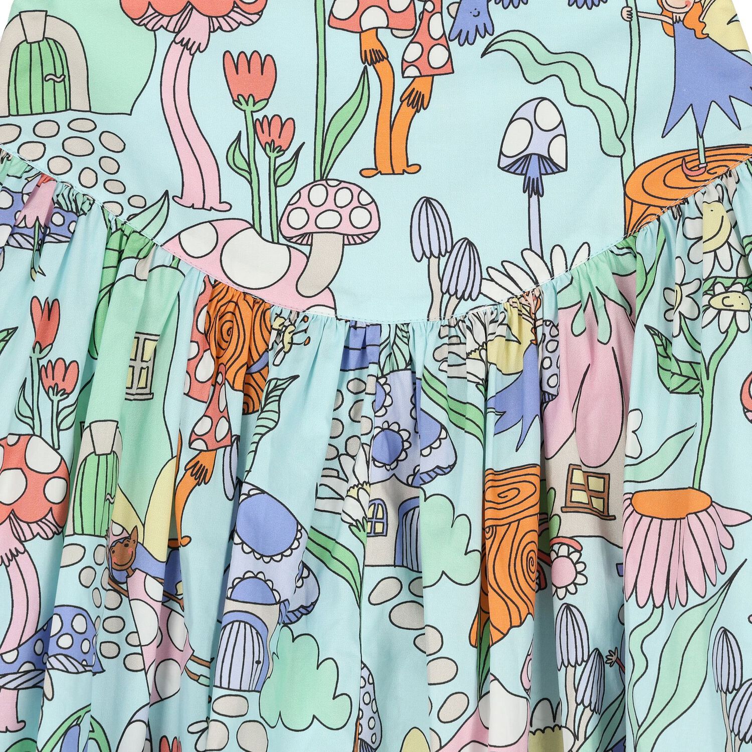 Girls Aqua Fairy Skirt, 1, hi-res