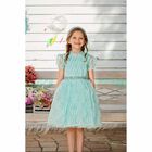 Girls Blue Special Occasion Dress, 1, hi-res