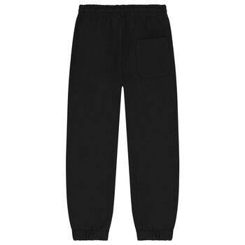 Girls Black Logo Joggers