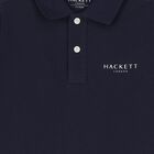 Boys Navy Blue Logo Polo Shirt, 1, hi-res