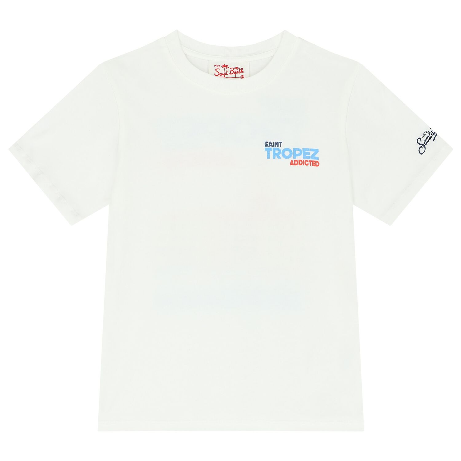 Boys White Saint Tropez T-Shirt, 1, hi-res