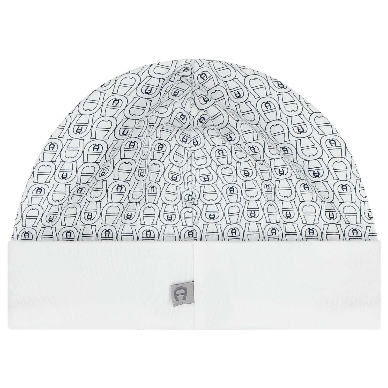 قبعة أولاد بالشعار باللون الأبيض والكحلى, 1, hi-res image number null