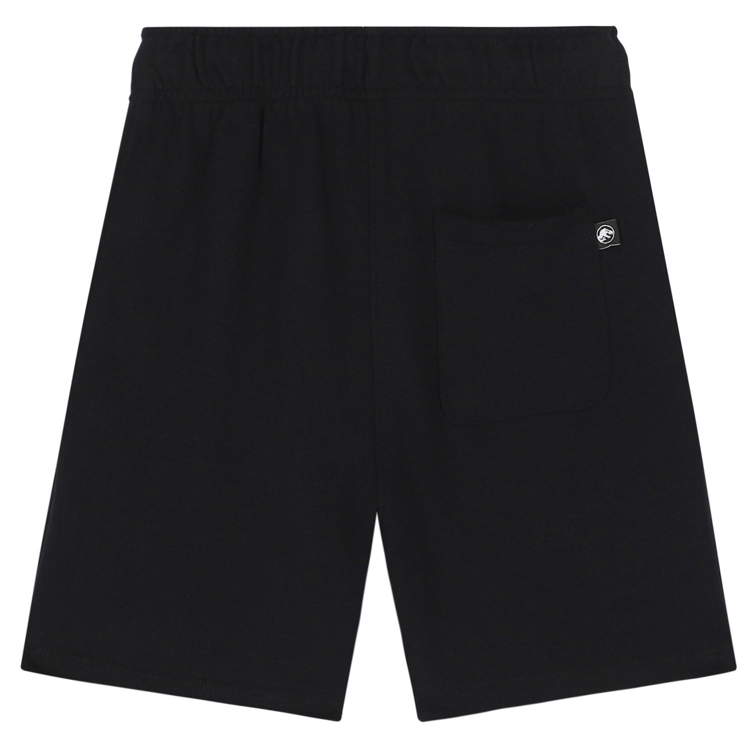 Black Embroidered Jurassic Logo Shorts, 1, hi-res image number null