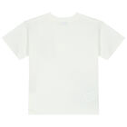 تيشيرت بطبعة ديناصور باللون العاجى للأولاد, 1, hi-res