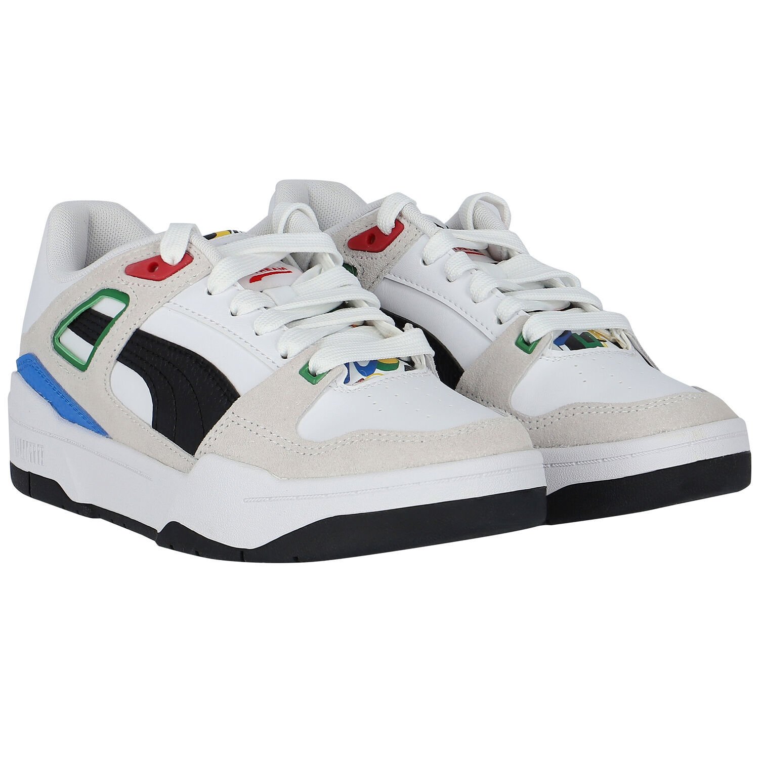 Boys White Slipstream Trash Talk Jr Trainers, 1, hi-res