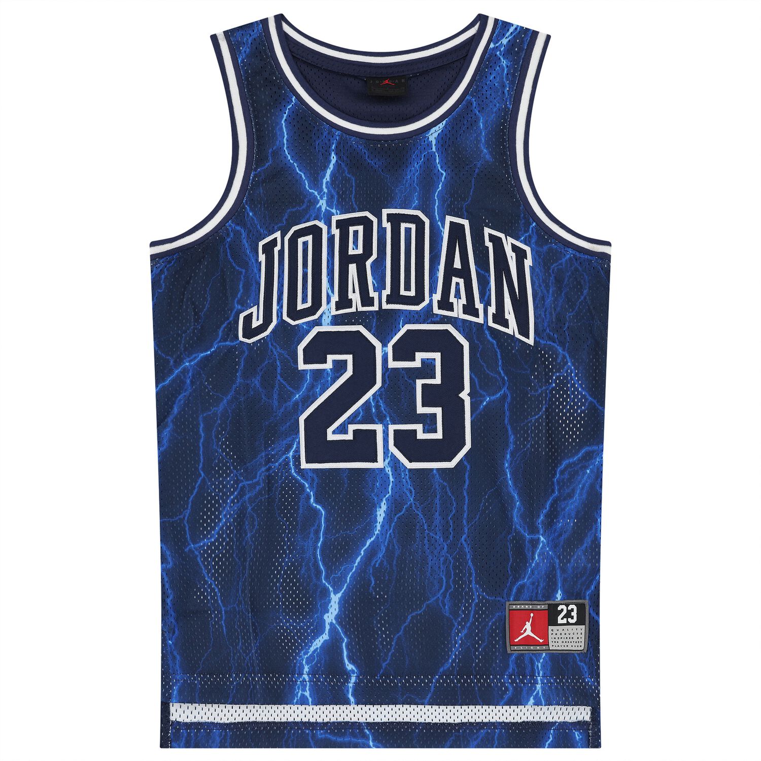 Boys Blue Jordan Jersey Top, 2, hi-res