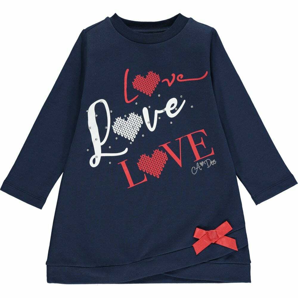 Girls navy sale jumper